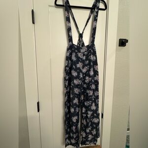 Wild Fable Floral Print Strappy Suspender Jumpsuit